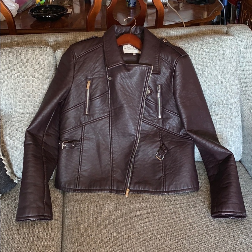 Faux leather jacket